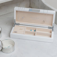 Jewellery Box in White Lacquer