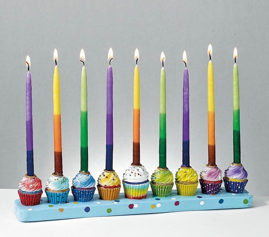 Cupcakes Menorah