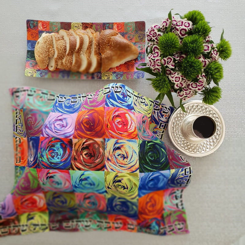 Flowers Challah Cover