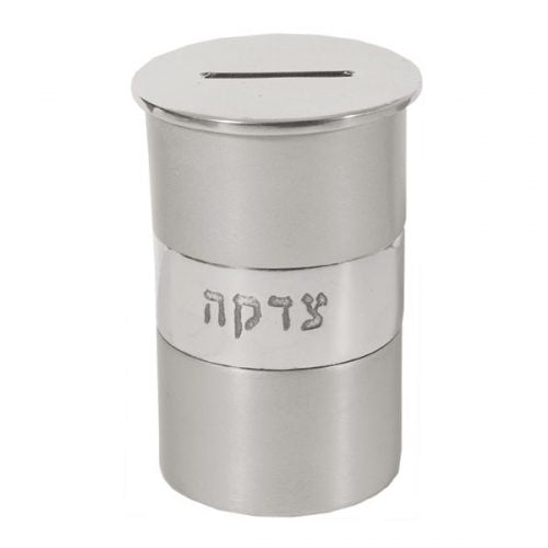 Tzedakah Box, Grey