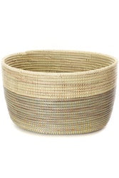 Oval 2 Tone knitting basket