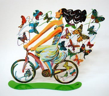 Double sided Metal Sculpture. Ride in Euphoria