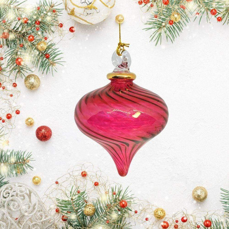 Twist Swirl Heart Christmas Ornament