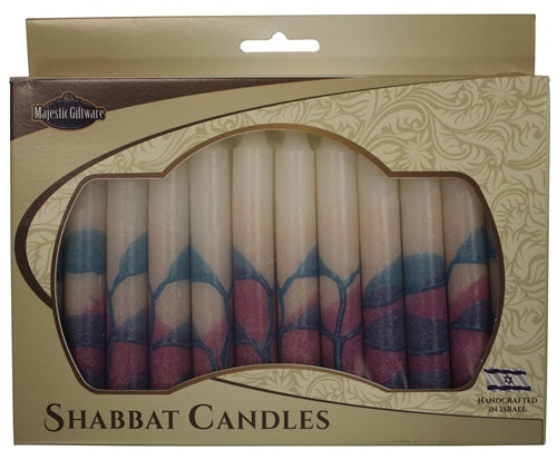 Pink Turquoise Shabbat -12 Pack