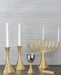 Twist Gold  Candleholders