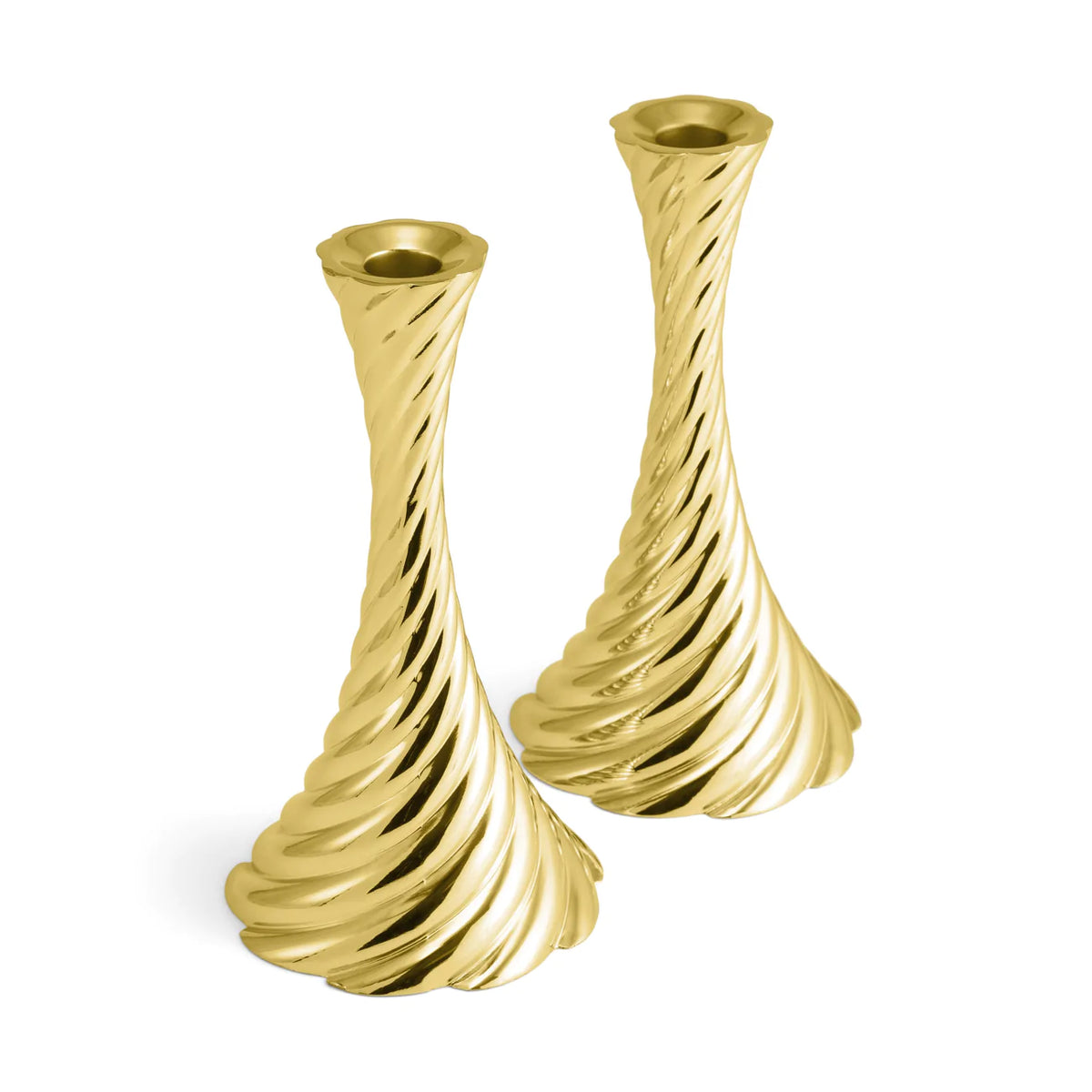 Twist Gold  Candleholders