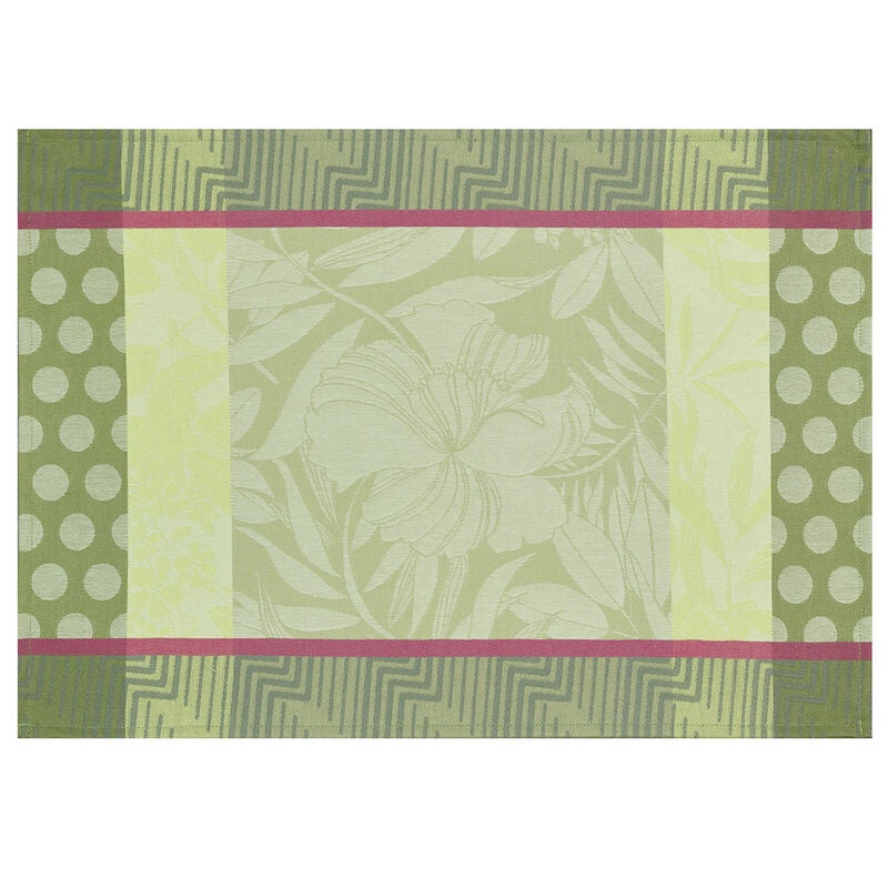 Le Jacquard Francais, Coated Placemats -Urbaine Green