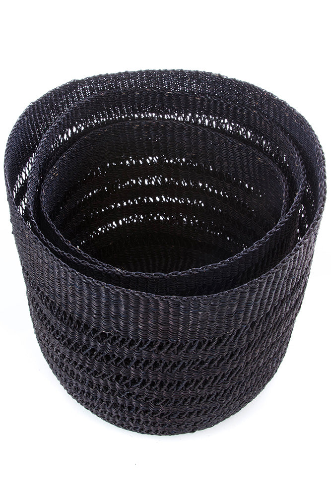 Raven Lace Weave Baskets-Small