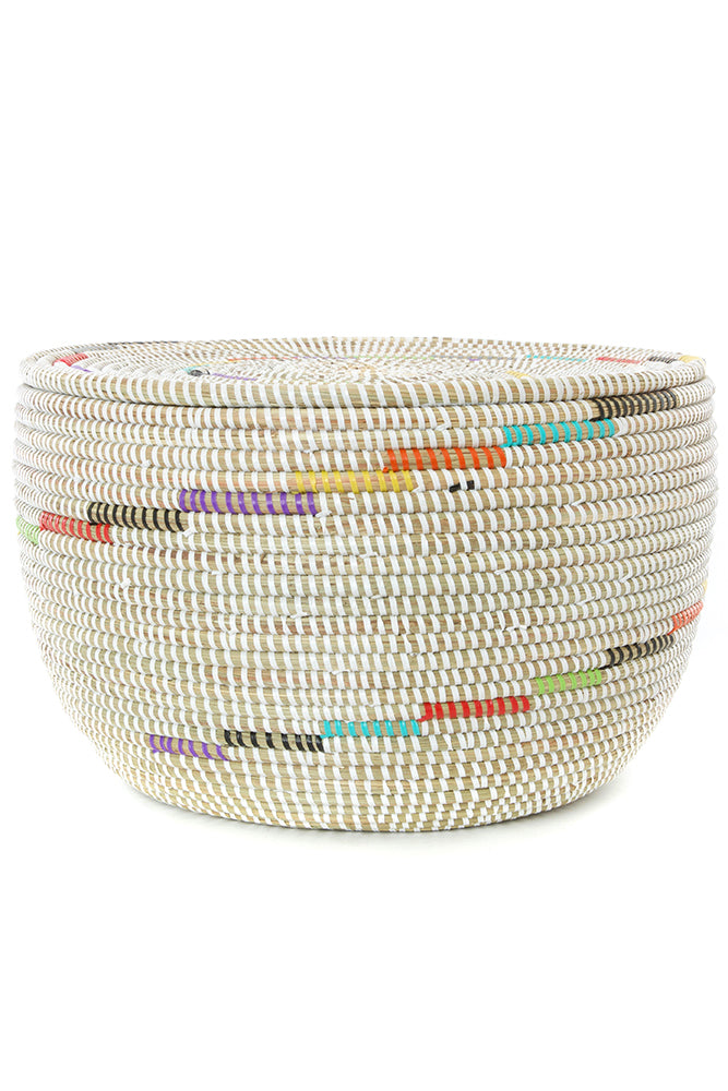 Swirl Flat Top Storage Basket