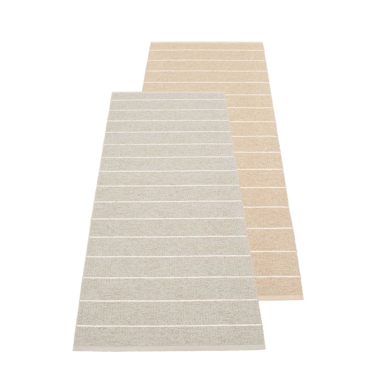 Carl Pappelina Linen Beige Reversible Rug 2 ft 4''  x 6ft