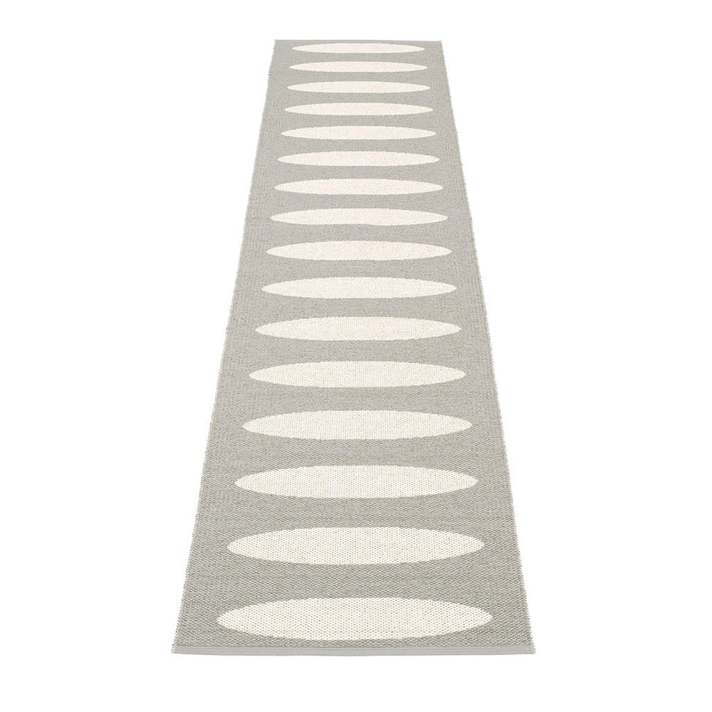 Pappelina  Ella Warm Grey - Vanilla Reversible  Rug 2.25 x 7.5'